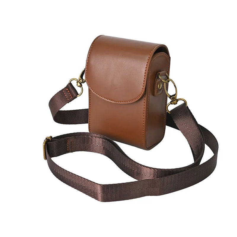For Sony RX100 HX90, Camera Case Cover Carry Bag For Canon G7XII SX740 G9X universal Camera Bag PU Leather Camera Bag Case