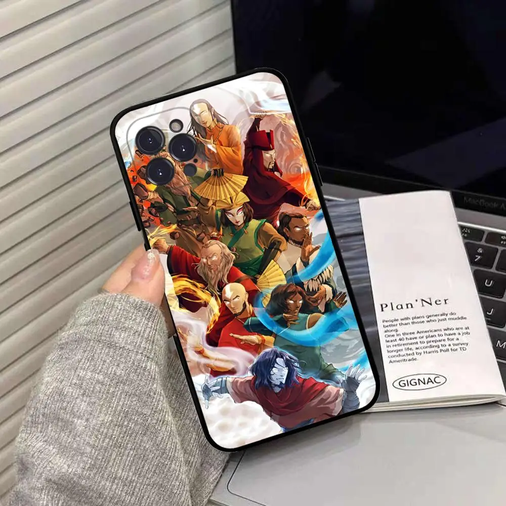 Anime avatar the last airbender Phone Case Silicone Soft for iphone 15 14 13 12 11 Pro Mini XS MAX 8 7 6 Plus X XS XR Cover