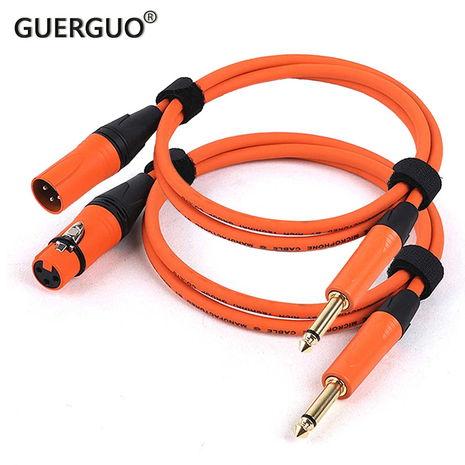 

1PC 6.35 1/4'' Male to 3-Pin XLR Cable-Female/Male XLR to Mono Jack 6.3/6.5 mm (1/4") Male Plug Audio Lead Microphone AMP Cable