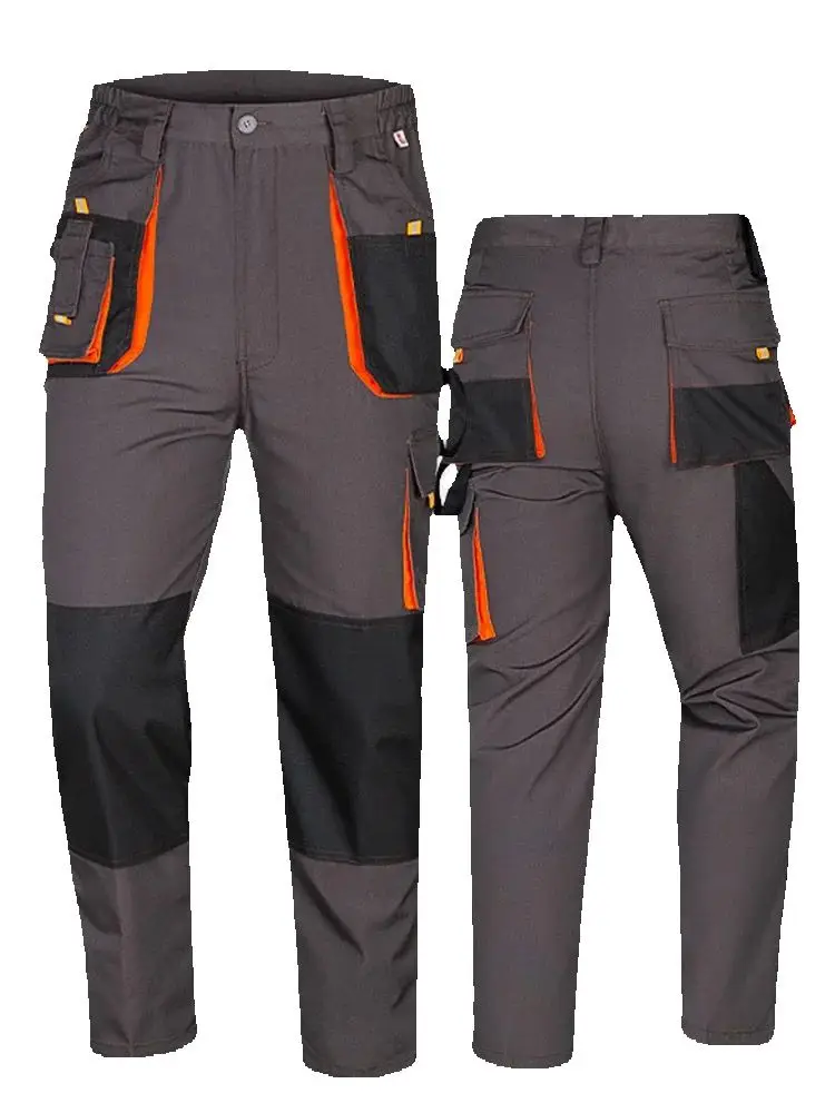 

Трехмерные рабочие брюки с большими карманами и несколькими карманами, свободная рабочая одежда, рабочие брюки для авторемонта