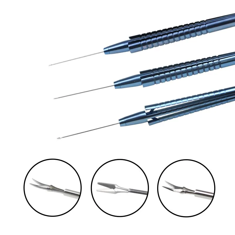 

Capsulorhexis Forceps Titanium Alloy Intraocular Straight Angle Curved Head Ophthalmic Micro Instruments Autoclavable