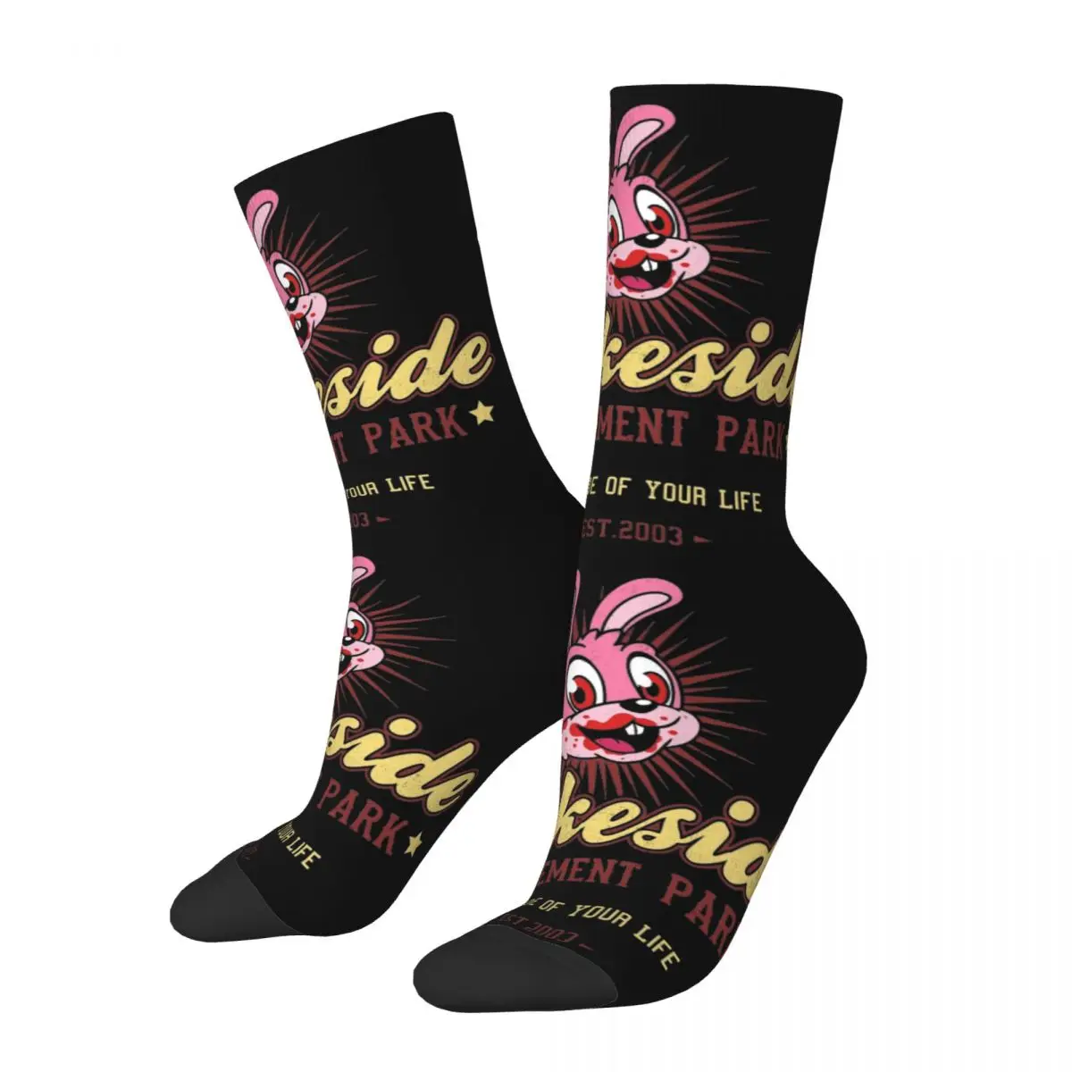 

Winter Warm Harajuku Men's Women's Lakeside Park Silent Hill Socks Non-slip Basketball Socks