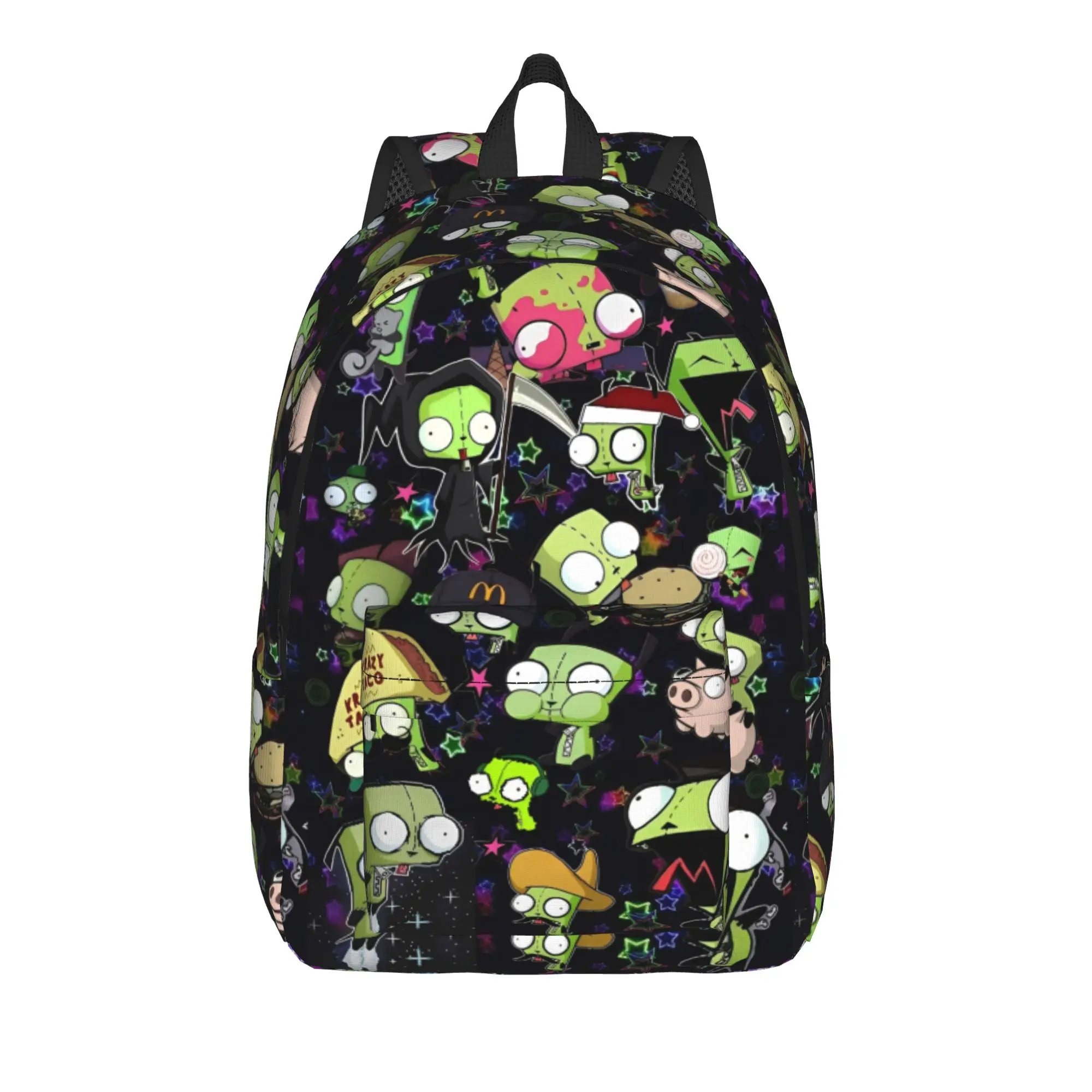 Cute Invaders Zims  Cool Backpack Lightweight High School Business Daypack for Men Women College Shoulder Bag