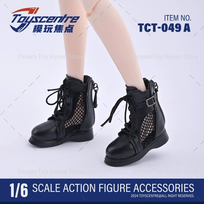 

Toyscentre TCT-049 1/6 Female Short Boots Mesh Strap Hollow Shoes Accessory Fit 12Inch Action Figure Soldier Dolls Body