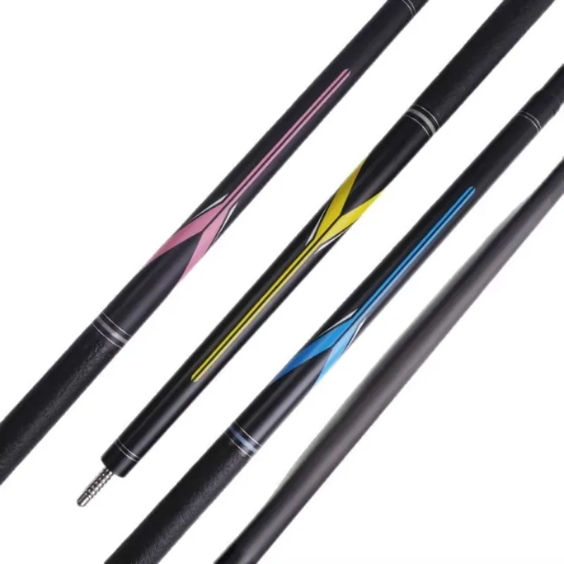 

High-end carbon fiber cue, 58-inch, 11.5/12.5mm tips, for nine-ball and snooker.