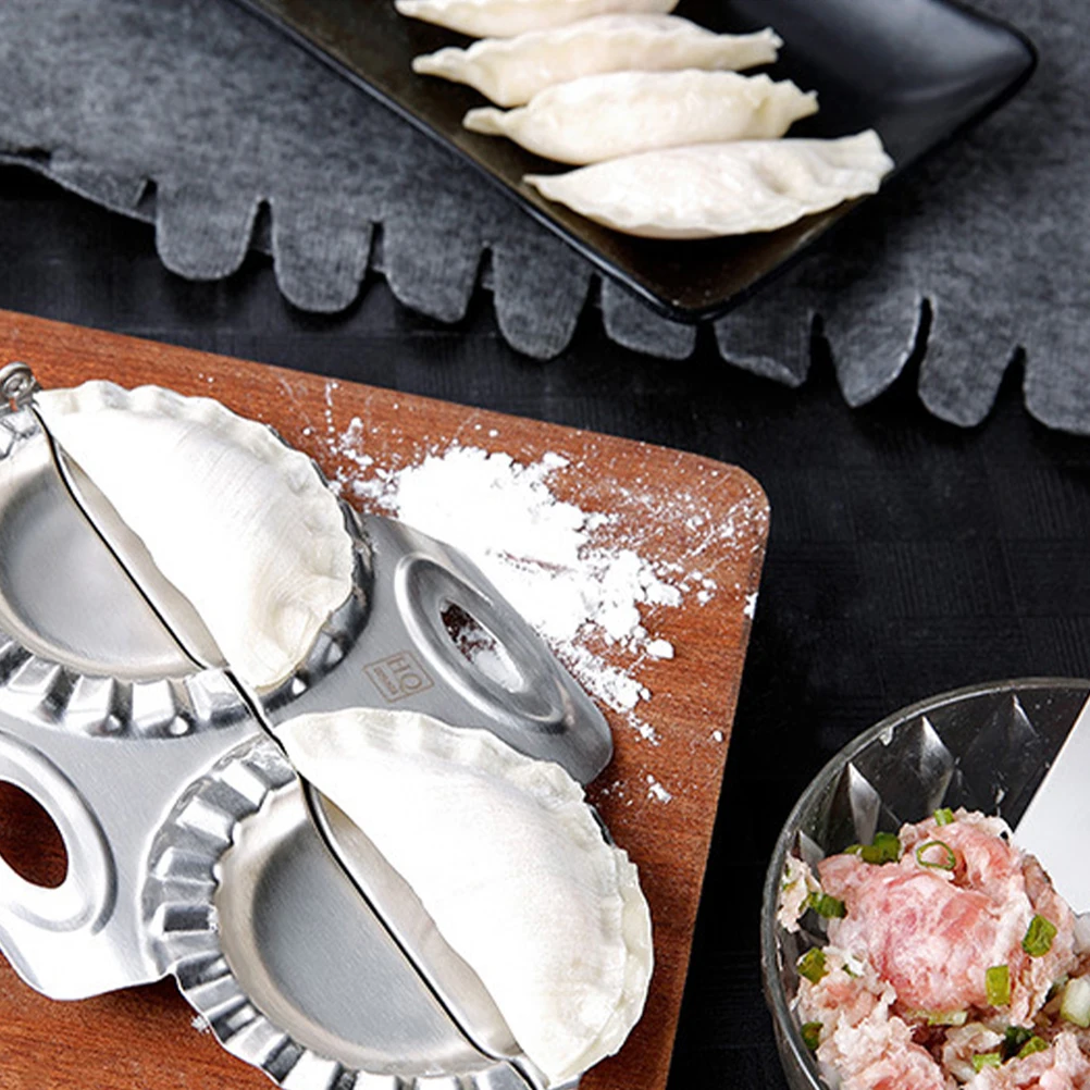 

Dumpling Mould Maker Tool Ravioli Press Pierogi Sealer Crimped Dough Wrapper Baking Pastry Countertop