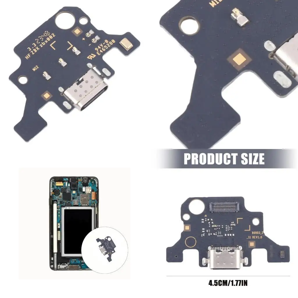 

652F Charging Port For Tab A9+ X215/X210 Circuit Board USB C 15W Fast Charging 5Gbps Data Syncs Component