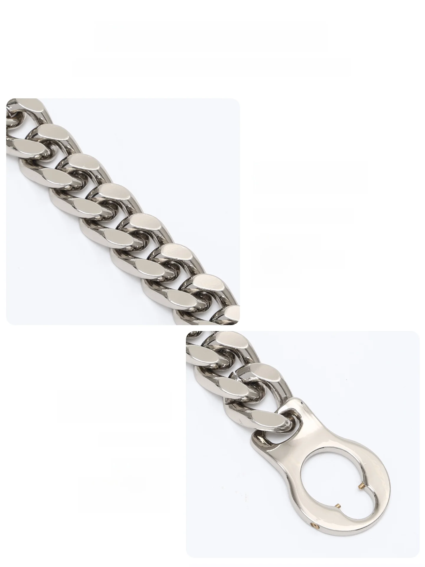 Extended Chain Strap Belt Bag Accessories Underarm Modification Four Six Eight Grids Longened Strap Shoulder Bag Accessory