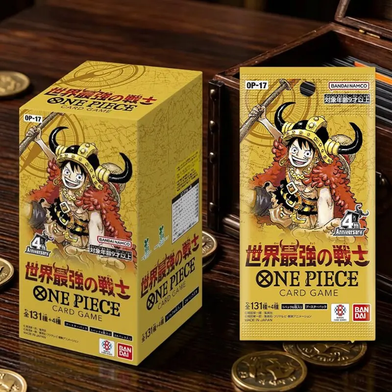 ONE PIECE OPCG17 Strongest Fighter Collectible Card Cartoon Monkey D. Luffy Card Simplified Chinese Version Booster Pack OPC