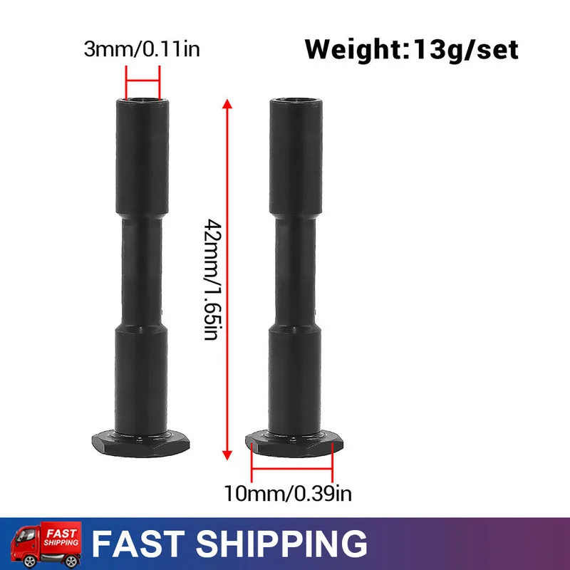 2Pcs Steering Bushing Shim Kit #ARA340186 for ARRMA 1/8 KRATON NOTORIOUS OUTCAST TYPHON 1/7 BIGROCK MOJAVE RC Car Upgrade Parts
