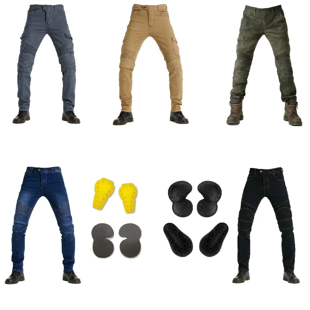 

New Motorcycle Pants Moto Men's Motocross Casual Riding Motorbike Touring Motocycle Street Jeans Trousers Protective Gear