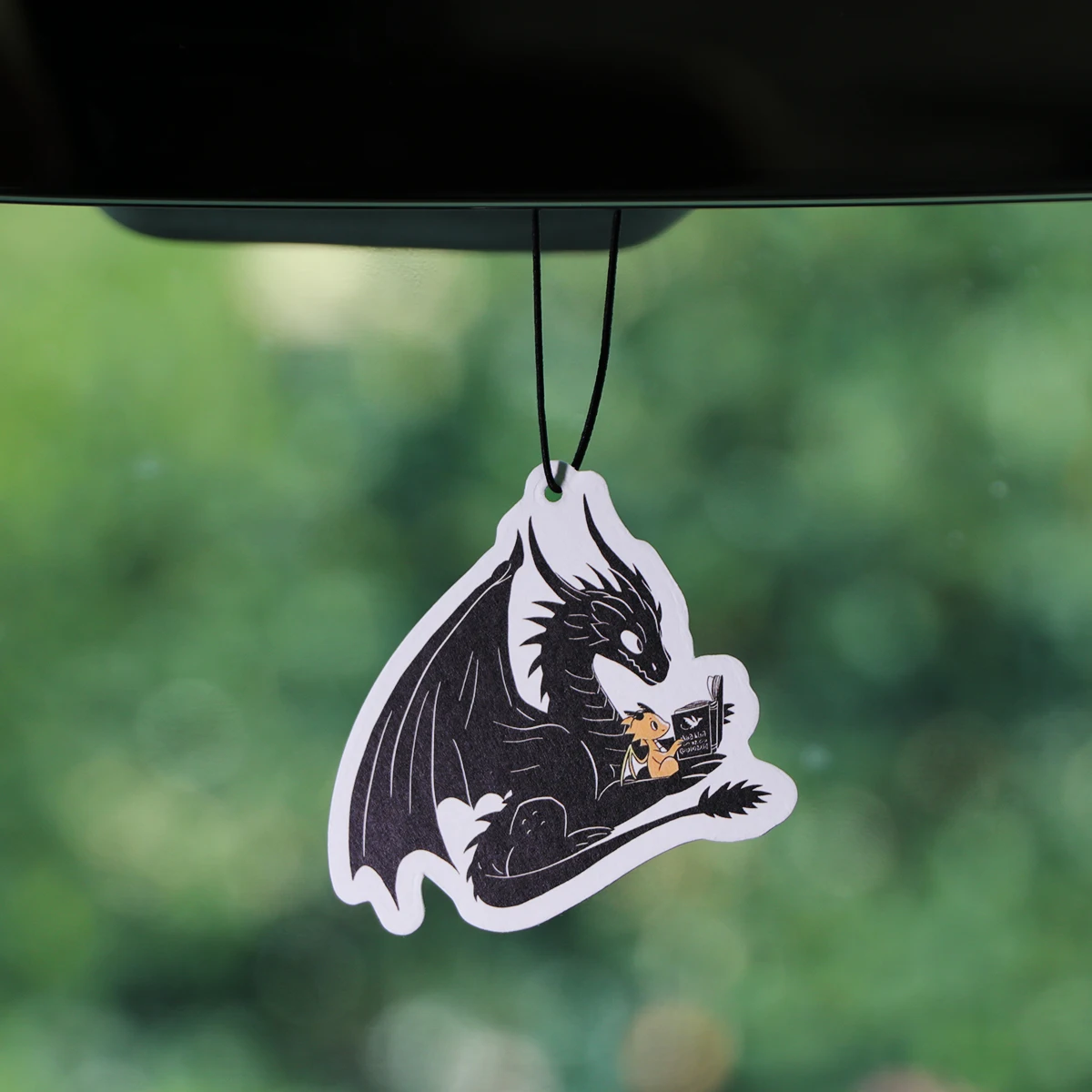 

Black Dragon Car Aromatherapy Tablets Hanging Fragrance Card Cartoon Animal Air Freshener Home Car Pendant Decoration