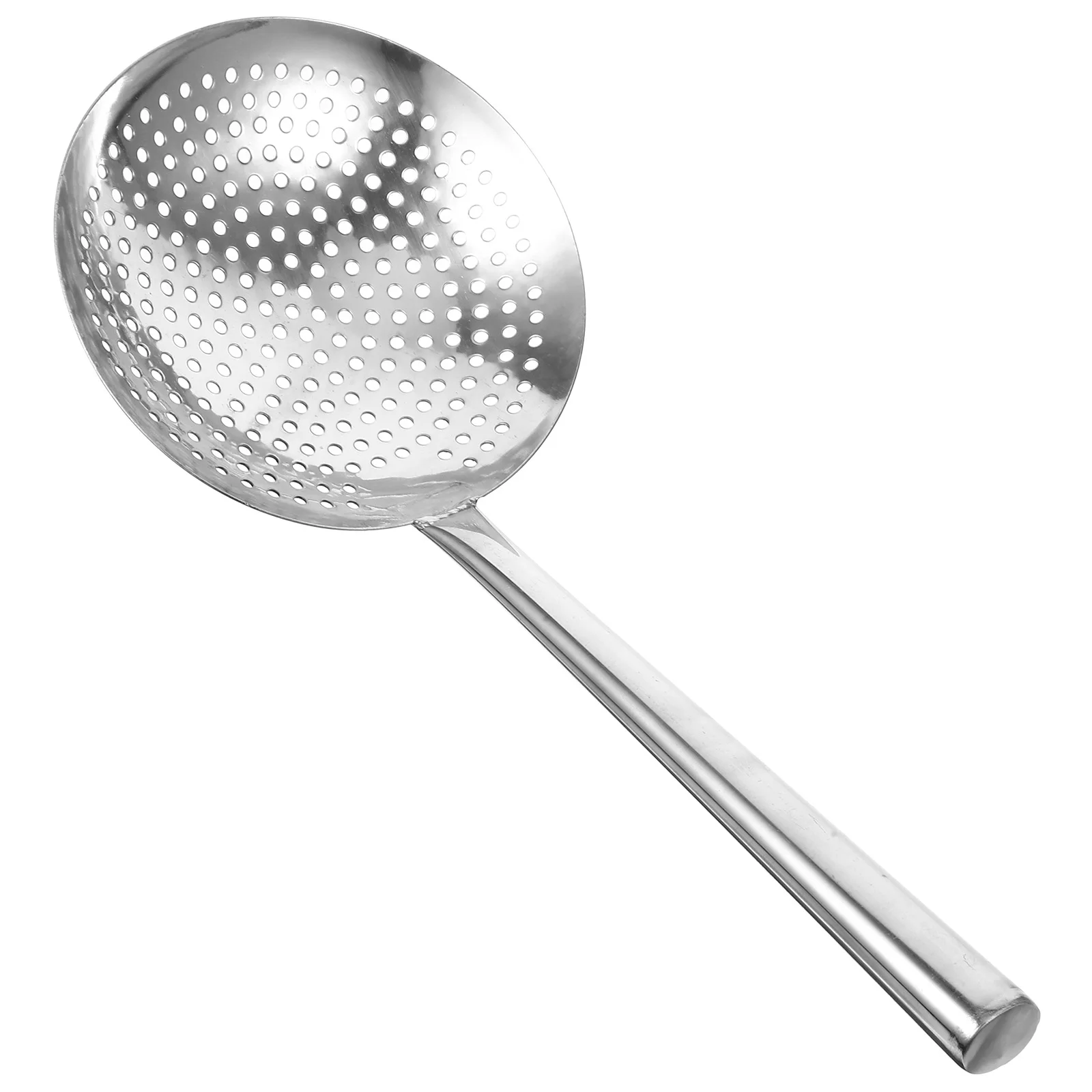 

1pc Magnetic Stainless Steel Slotted Spoon Large Food Strainer Spoon Kitchen Tool For Noodles Pasta Fried Home Restaurant Use