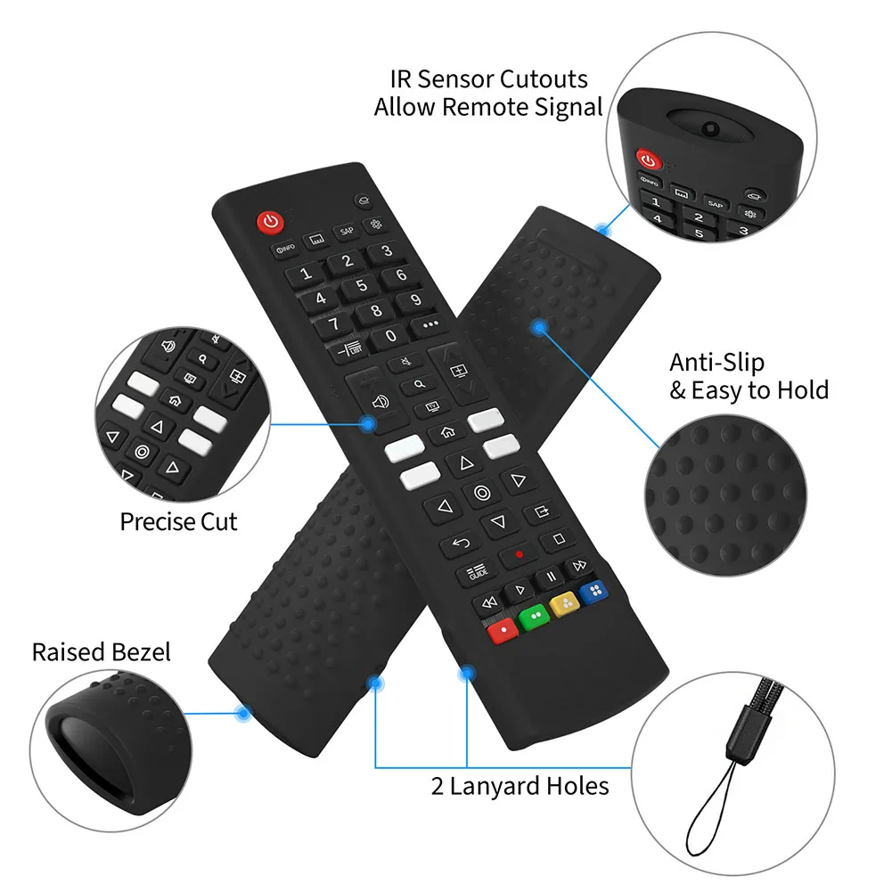 Silikonowe etui ochronne na pilota LG TV AKB75095307 AKB76040302 AKB75375604 AKB75675304 Osłona pilota Smart TV