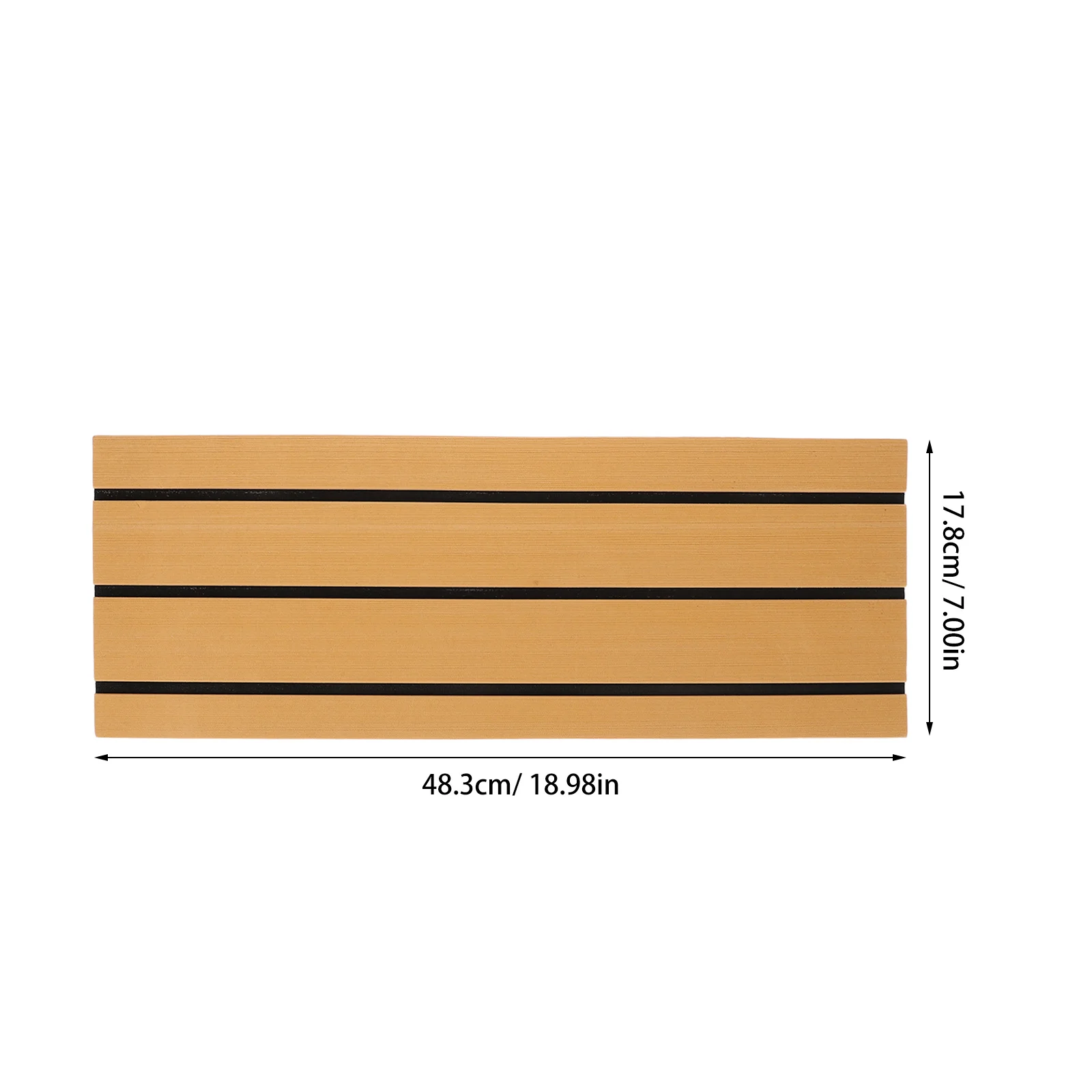 Couvre-étapes pour camping-car, 48.3x17.8cm, marches d'escalier auto-adhésives antidérapantes pour marches de camping-car, tapis d'extérieur, Protection de sol antidérapante