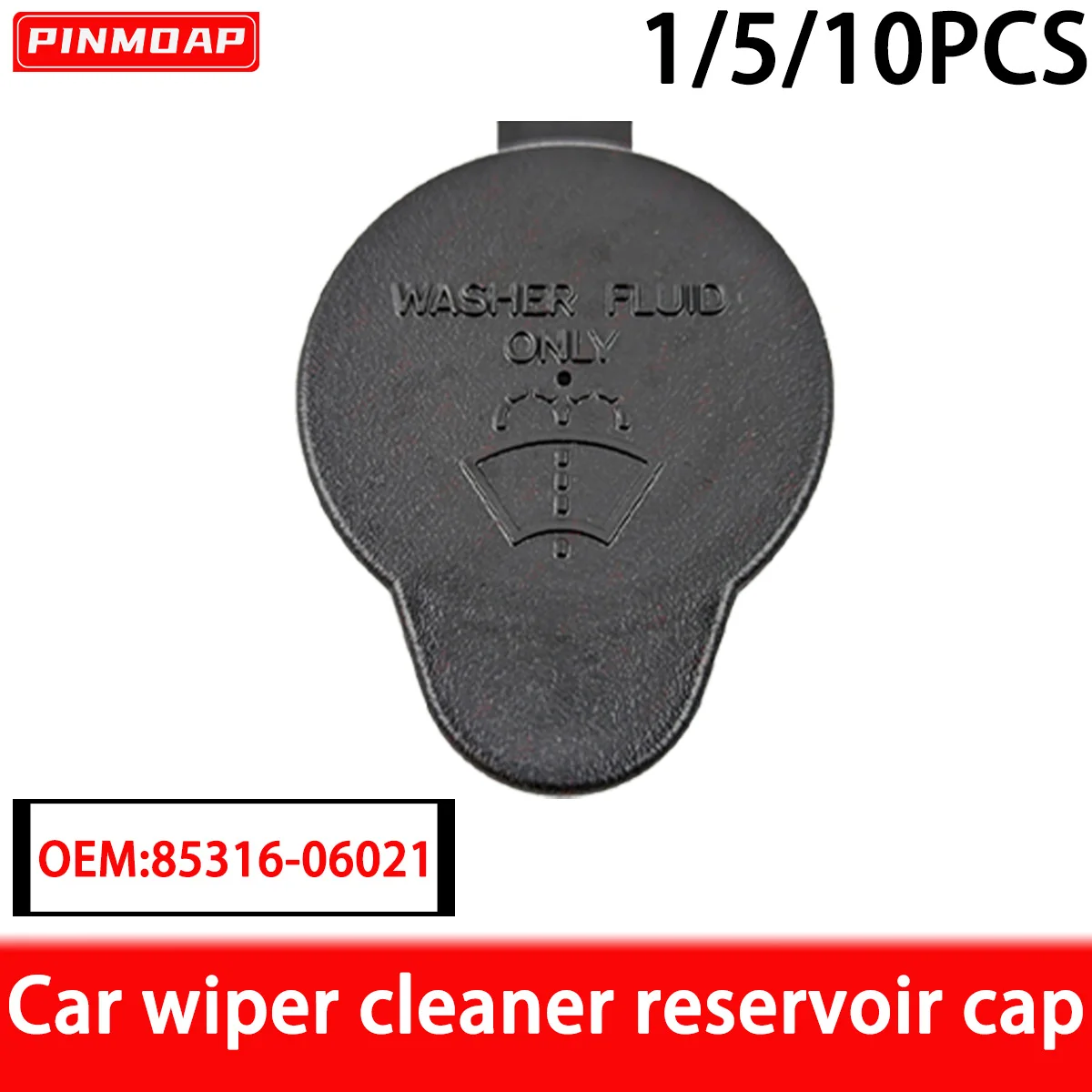 La tapa del depósito de líquido de limpieza del parabrisas del coche PINMOAP es adecuada para Toyota Avalon 1995-2012 1994-2006 Toyota Camry 85316-06021