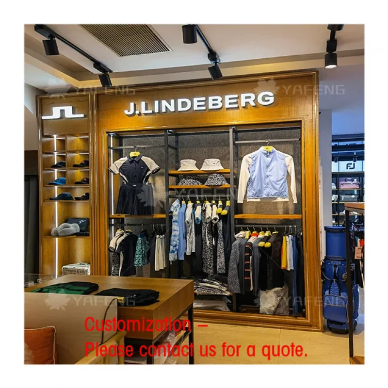 

custom.High Quality Customized Wooden Display Cabinet Balls and Clubs Elegant Decorative Storage Shopping Mall Use