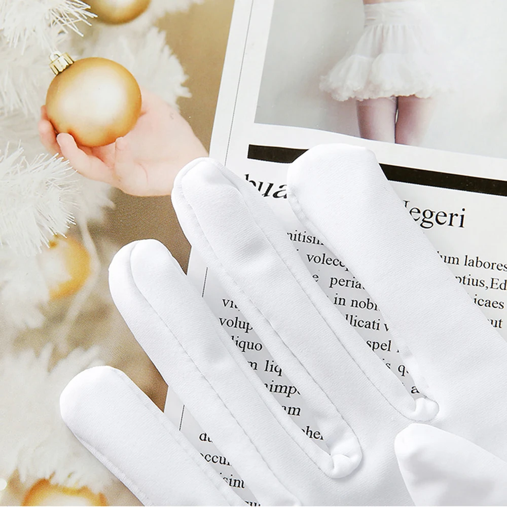 Women Cycling Elastic Pure Color Thin Spandex Etiquette Gloves Driving Gloves Sun Protection Anti-UV