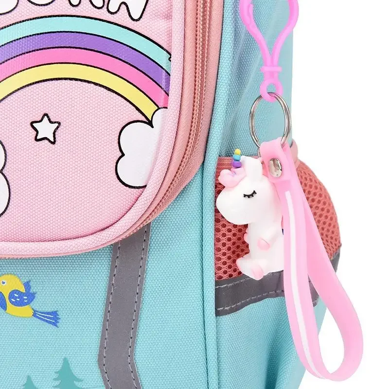 Mochila Infantil de dibujos animados para niños, bolsa escolar para estudiantes, bolsa de unicornio