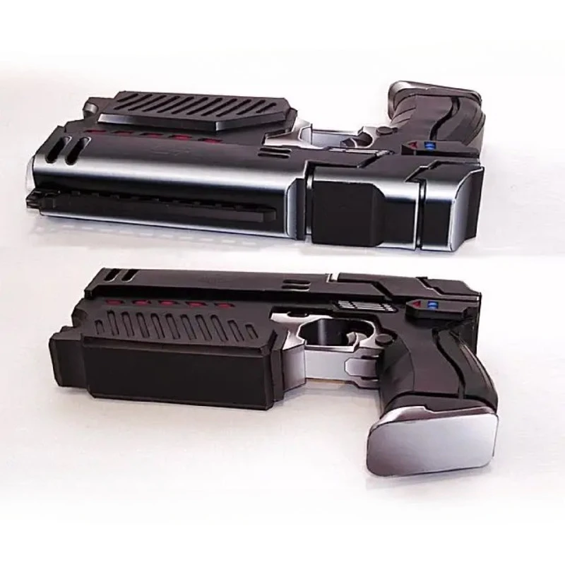 Modelo 3D Papar Judge Dredd Pistola Escala 1/1 Feito à Mão DIY Arma Brinquedo Para Cosplay