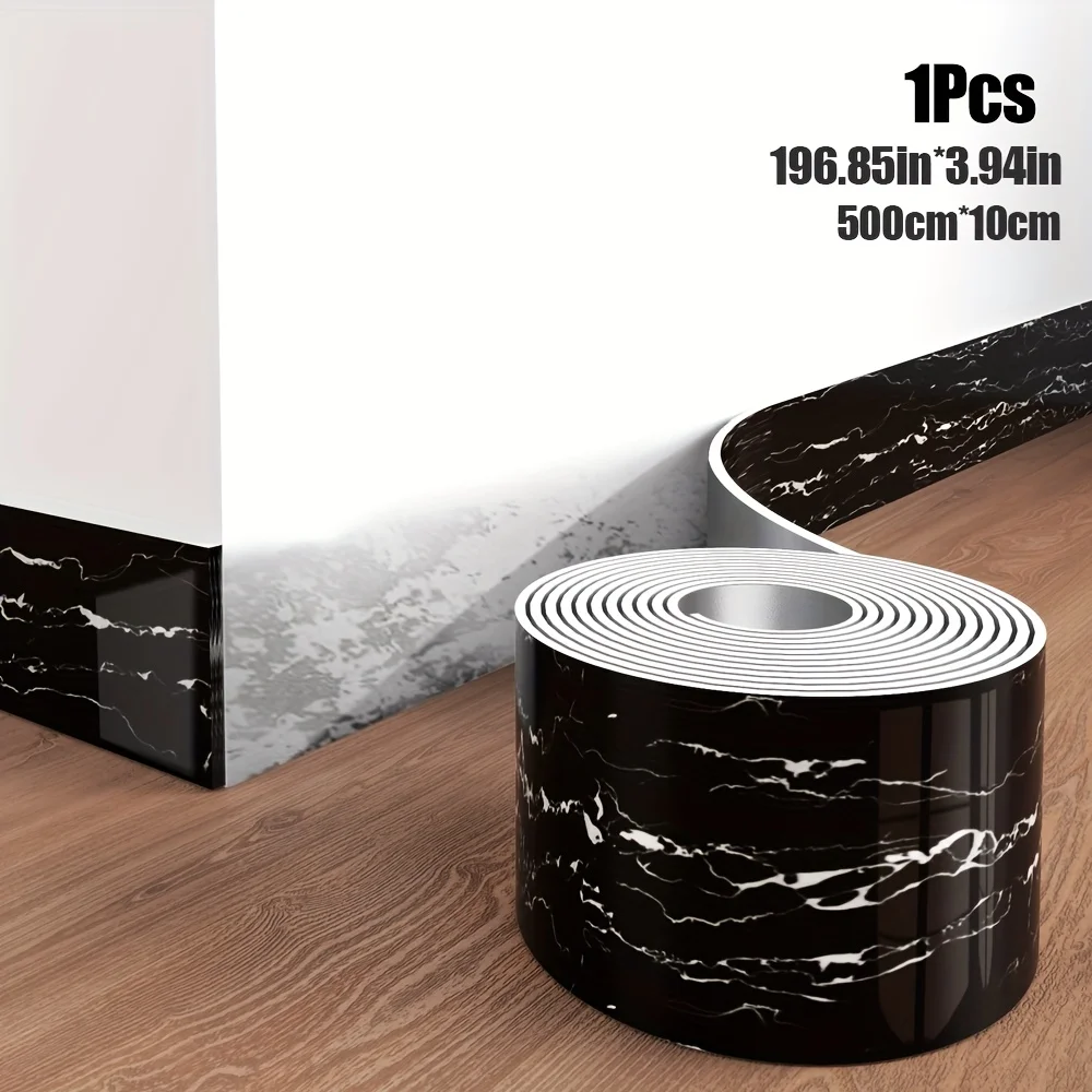 Edge Strips Foot Lines Wall Stickers Self Adhesive Skirting Board Waistline Window Sills Door Frames Border Wrapping Decorative