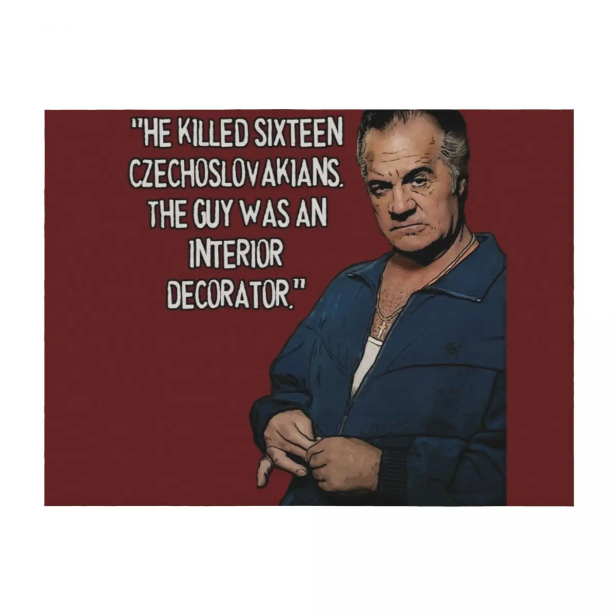 

Sopranos - Paulie Walnuts Throw Blanket blankets ands Luxury Brand Hair Blankets