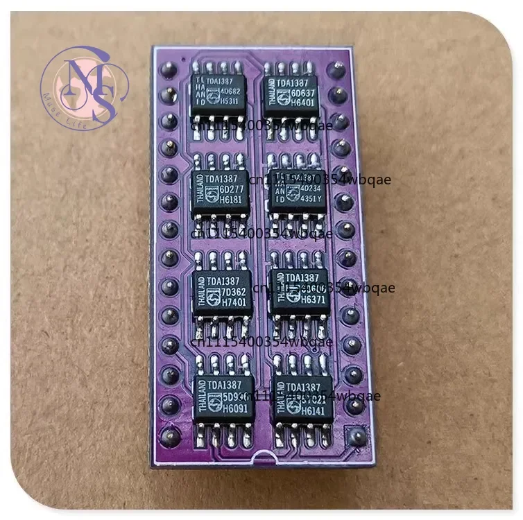 ZOCI-FOR-1Pc TDA1387 8 Parallel Decoding IC Compatible TDA1541 TDA1541A For DAC Board, Replacement Parts
