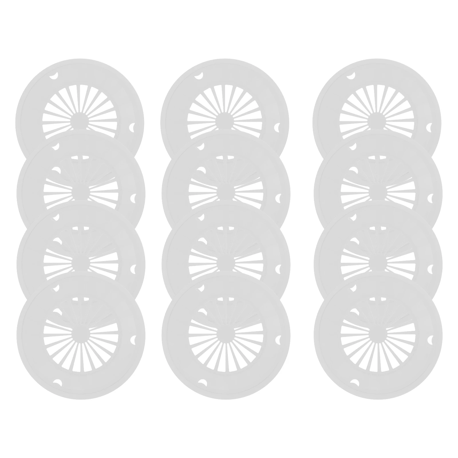 20Pcs Paper Plate Holders Reusable Durable Stable Design Outdoor Barbecue Camping Dinner Plates Support Base Plates Holder