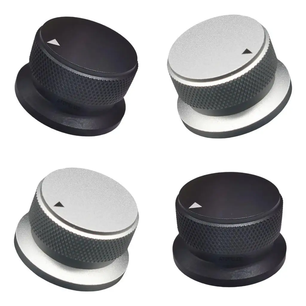 

652F Not Slip Textured Amplifiers Adjustment Knob Solid Sound Equipment Rotary Knob