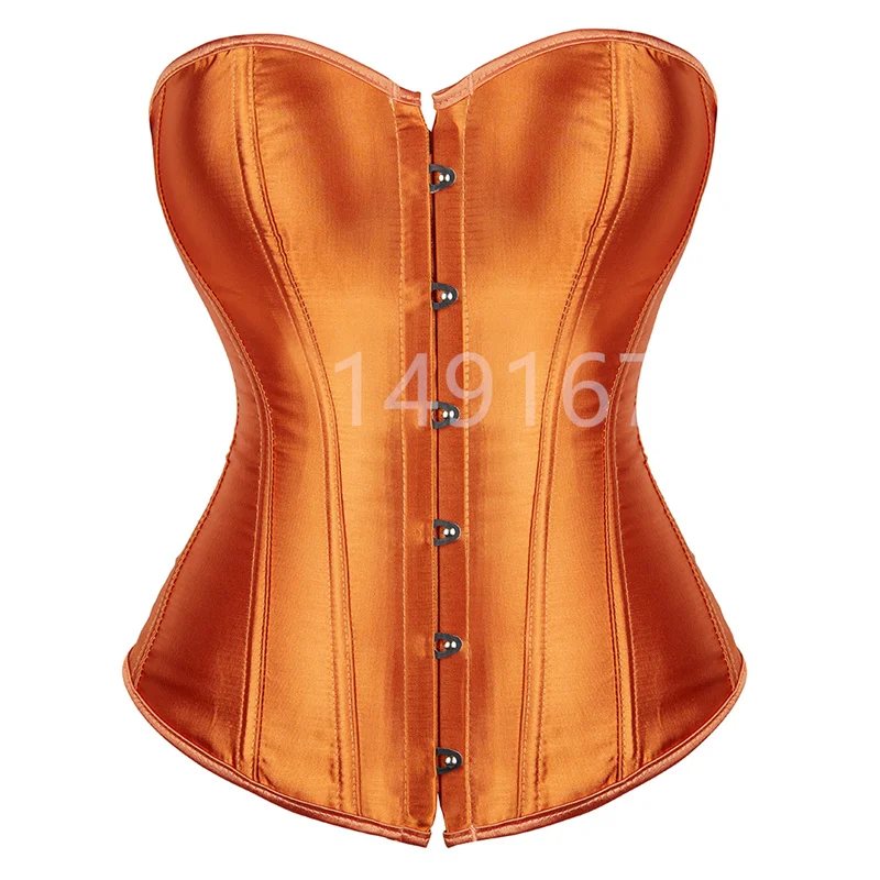 Sapubonva Overbust Corset Plus Size Sexy Corselet Corsets and Bustiers Tops Red Black Pink Purple White Gothic Lingerie Women