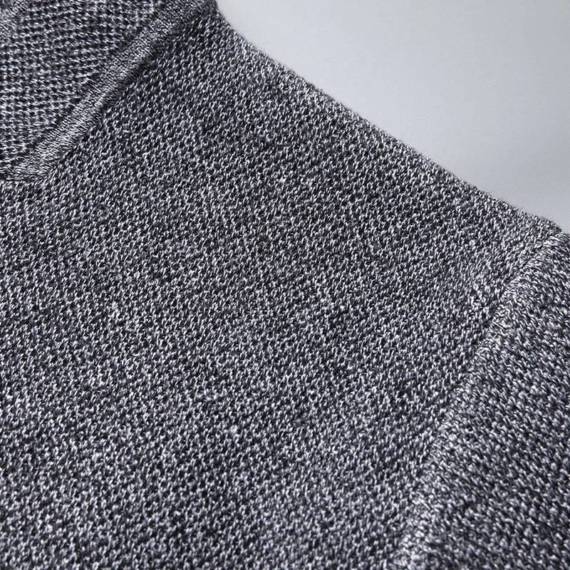 2026 Cardigan Men Solid Color Knitted Casual Stand Collar Slim Fit Cardigan Coat Mens Sweater Khaki Black Gray