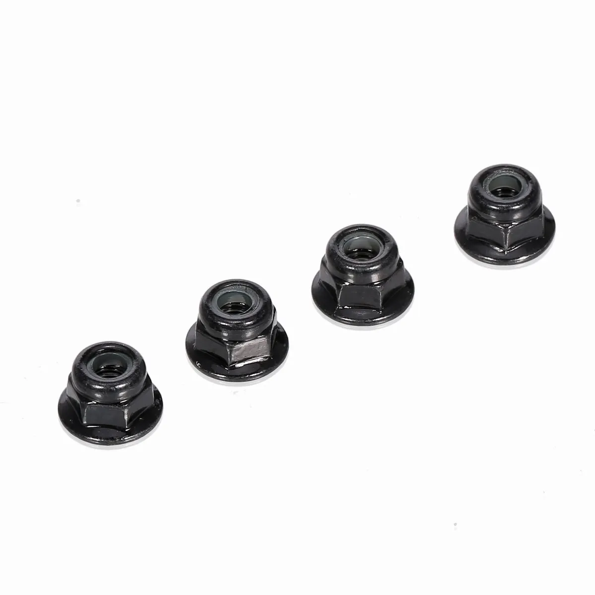 10pcs M4 4mm Wheel Lock Nuts for Traxxas TRX4 TRX6 SCX10 90046 1/10 Scale RC Car Parts Compatible with Traxxas 2.0 #8347
