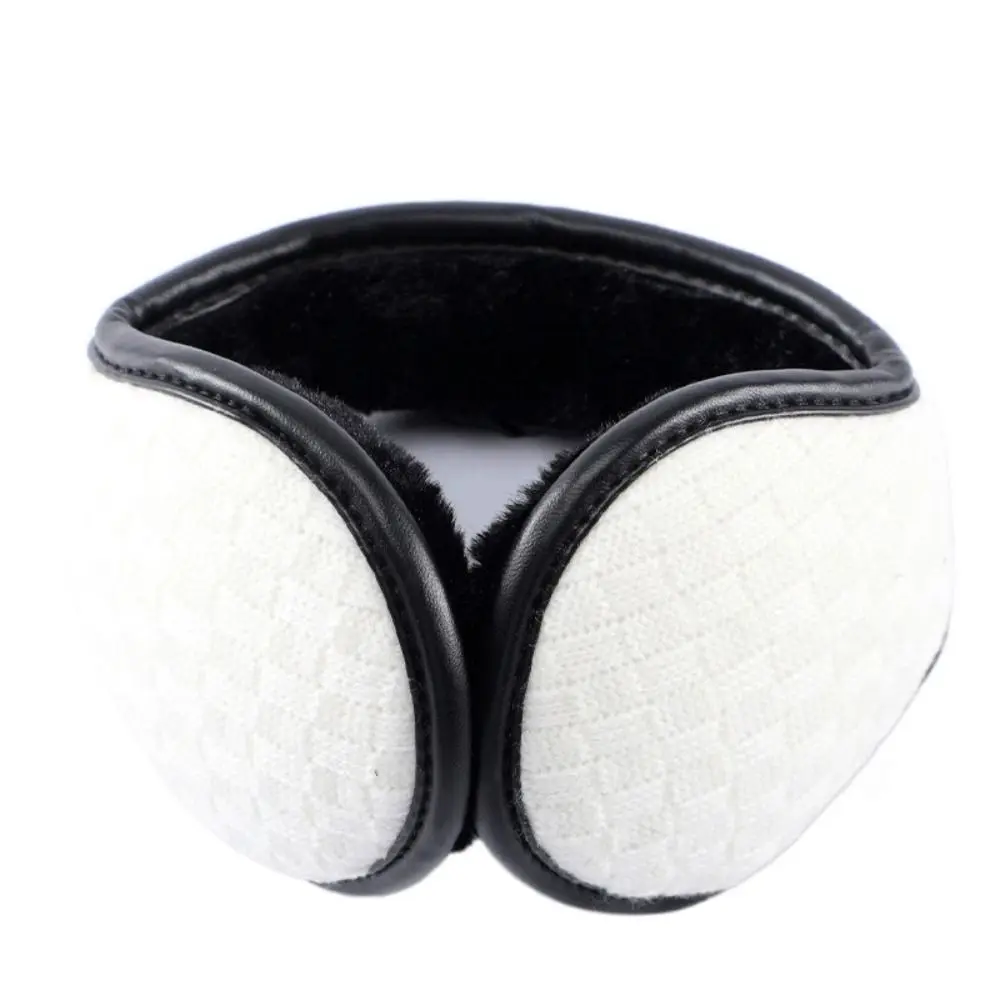 

Грелки для ушей для женщин, наушники для взрослых, вязаные ветрозащитные для мужчин, грелки для ушей, наушники, складной чехол для ушей