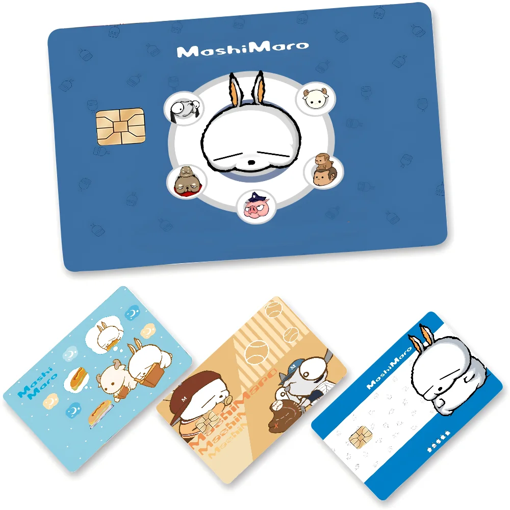 M-MashiMaro Anime Spend Or Save Funny Shell On Off Ultradünn, kein Verblassen, Aufkleber-Haut-Abdeckungsfolie für Debit-Kreditkarten