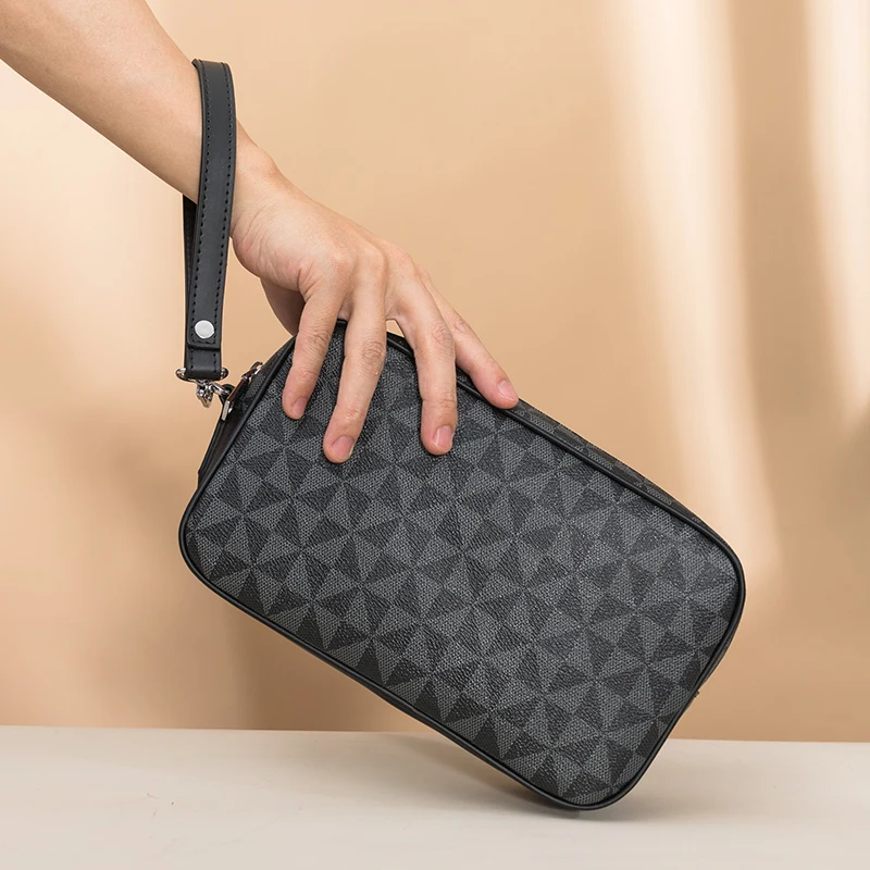 

Designer Men Clutch Bags Long Wallets for Men Bags Luxury Purse Business Male Clutches Bags Envelope Bag Man Wristlets Handy Bag