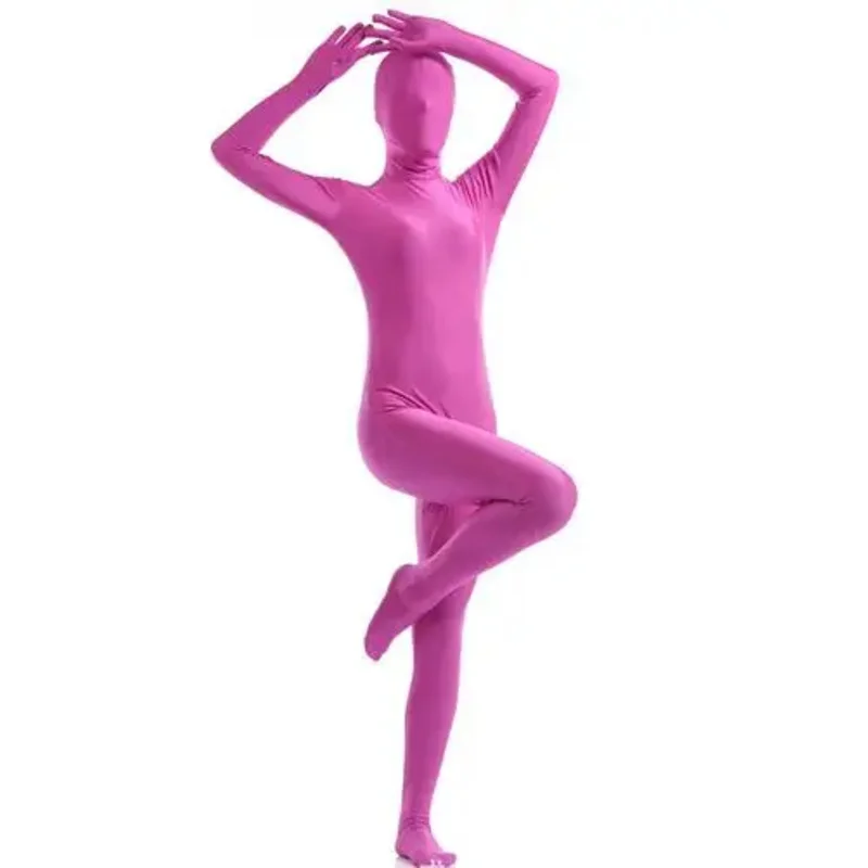 Costume Zentai complet pour hommes et femmes, olympiques moulants pour la peau, combinaison en nylon dex, tenue d'Halloween, pa2903