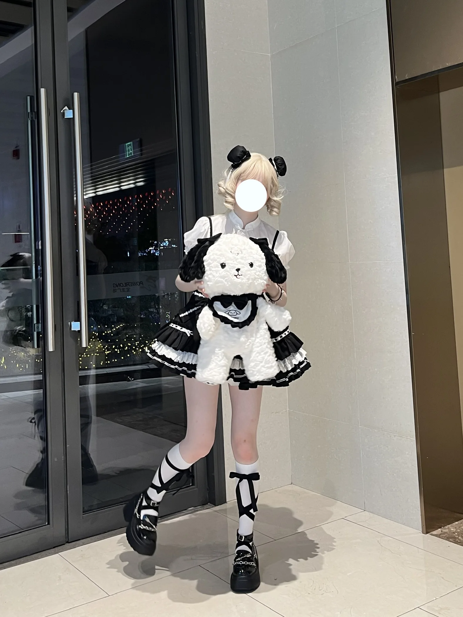 Original Lolita Plush Shoulder Large Capacity Bag Backpack