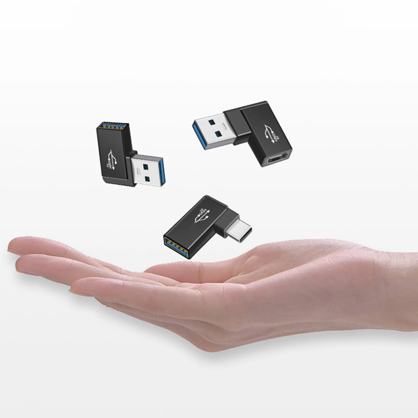 USB-CTo USB 3,0 Adapter OTG Anschluss USB 3,1 Typ C Weibliche Zu USB 3,0 Männlichen Adapter 90 Grad interface High Speed Transmission