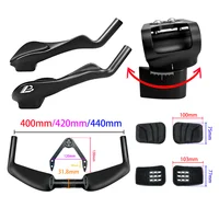 BALUGOE-repos de bicicleta de carbono, manillar TT, extensión de mango de bicicleta, prueba de tiempo de triatlón, piezas de ciclismo, nuevo ángulo ajustable