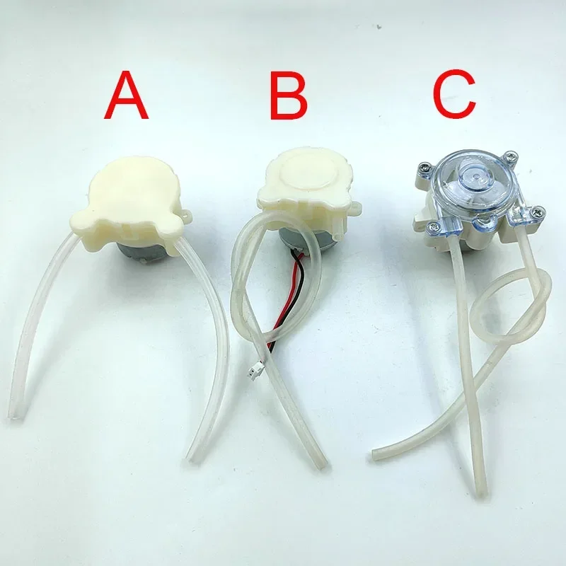 마이크로 연동 펌프, 미니 500 기어 모터, 도징 스퀴즈 액체 펌프, 실험실 잉크 샘플링 펌프용, DC 5V, 6V, 12V 