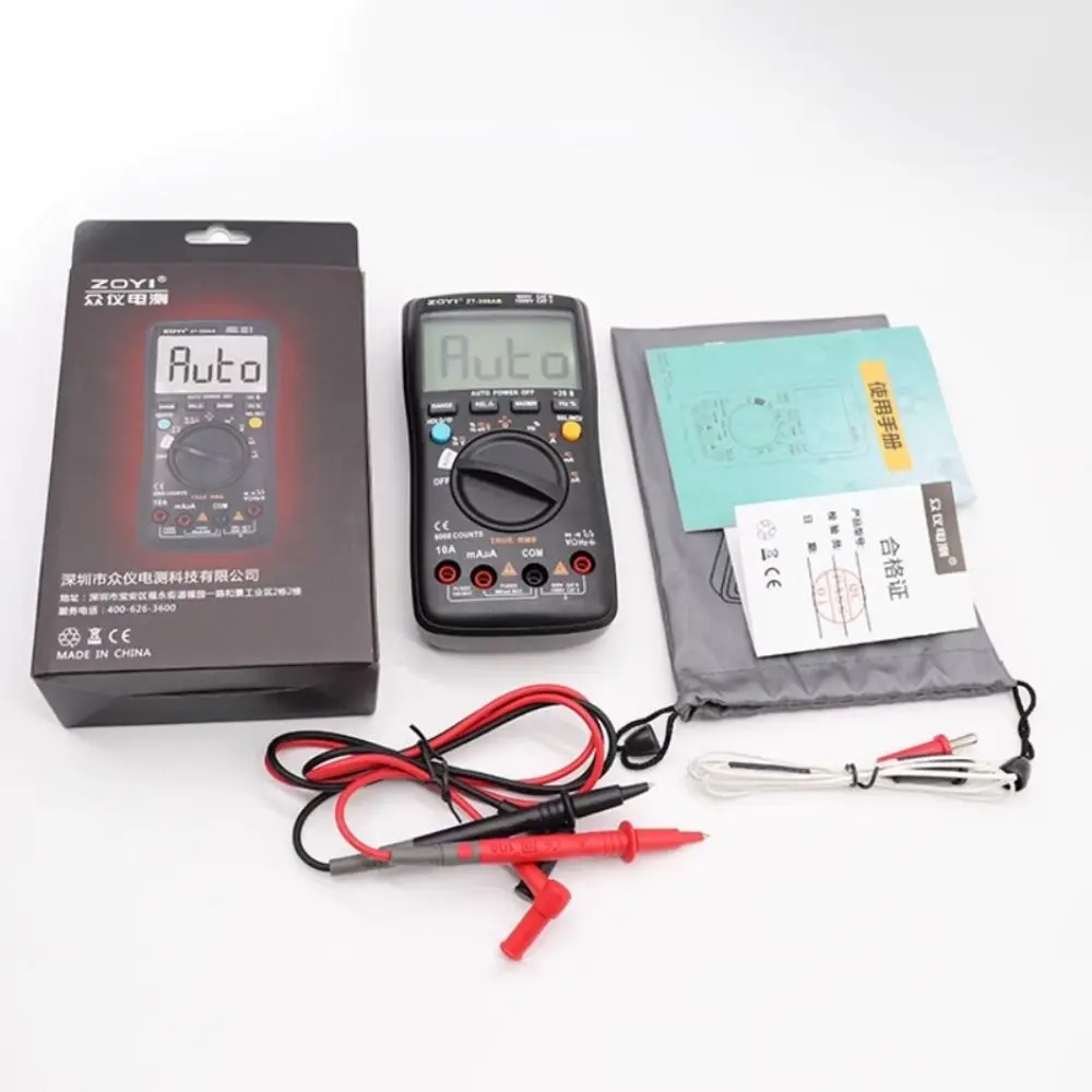 

Профессиональный цифровой мультиметр Bluetooth, сопротивление переменного/постоянного тока, истинное среднеквадратичное значение, детектор напряжения, высокая точность, многофункциональный