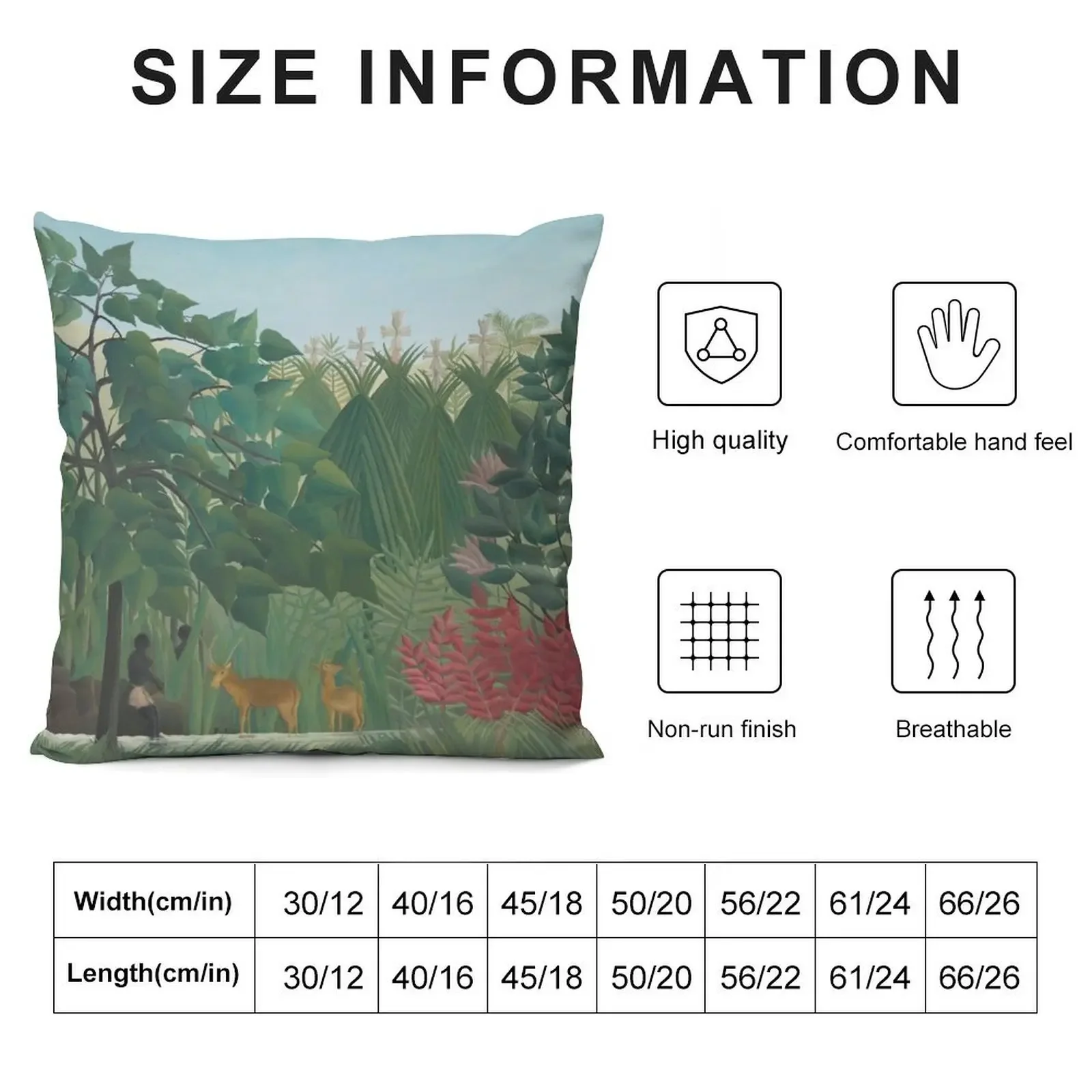 The Waterfall - Henri Julien Rousseau Throw Pillow Cushion Child Christmas Covers pillow