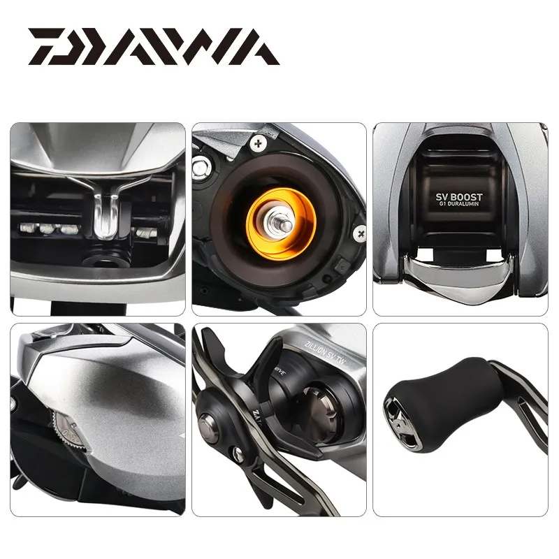Daiwa Zillion SV TW G – Carrete de baitcasting low profile - imagen 4