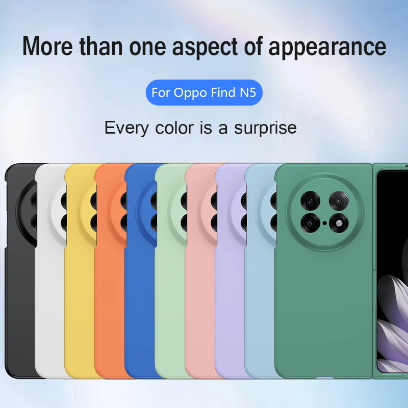 Candy Color Skin Friendly Matte Case For Oppo Find N5 N3 N2 N 5G Slim Hard PC Shockproof Bumper Back Cover