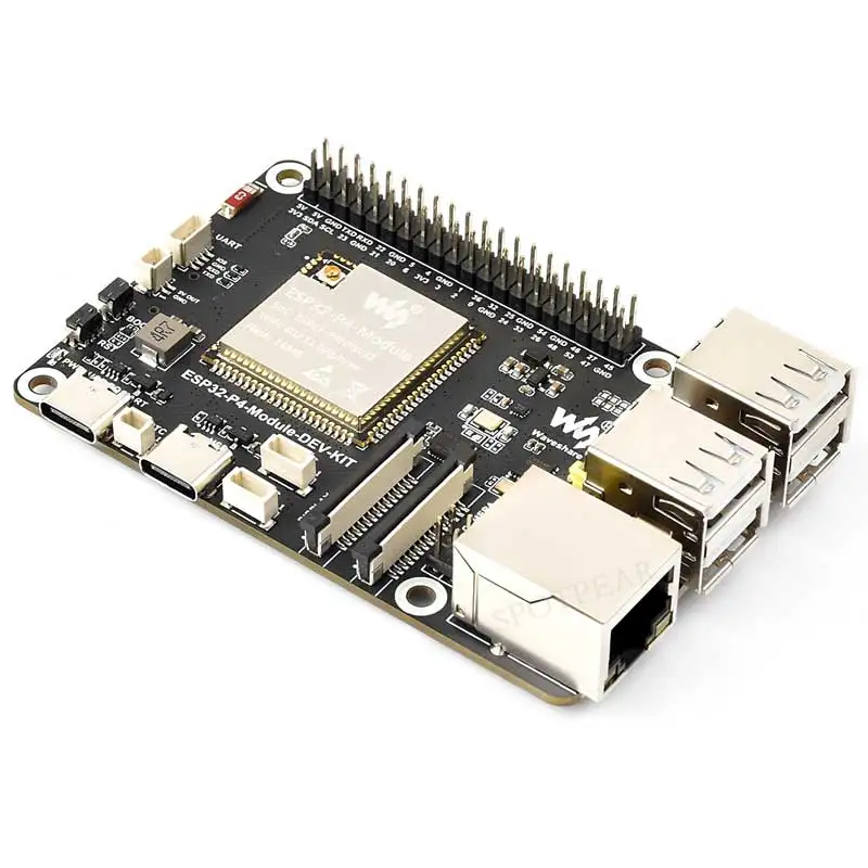 

Макетная плата ESP32-P4 C6 MIPI CSI камера 7/10,1-дюймовый DSI-дисплей/размер звука, совместимый с Raspberry Pi/RJ45 Eth/микрофоном