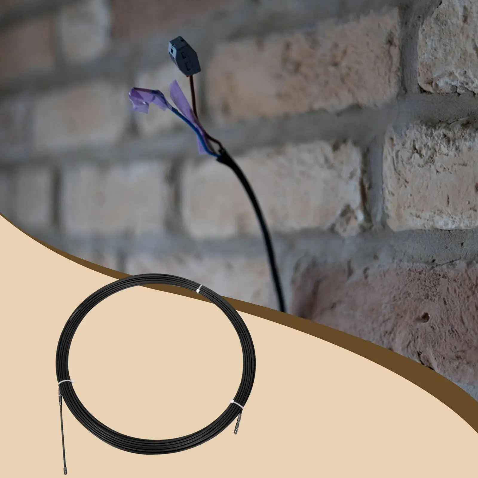 Wall Wire Threading Device Cable Puller Ceiling Guide Fiberglass Rod for Smooth Conduit Installation