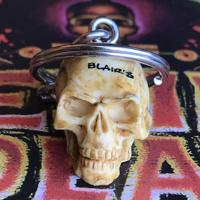 بلير الشكل الصلصات الجمجمة نموذج حقيبة قلادة المفاتيح الحلي اكسسوارات ألعاب أطفال