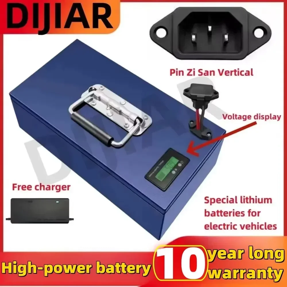 

48V20Ah25Ah30Ah 18650 Lithium Battery Combination Suitable for 250-2000W Equipment, High-power Battery,+delivery Charger