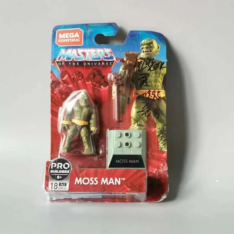 Mega Construxs Masters of The universi Moss Man Prince Adam Stratos Evil-lyn Joint Action Figures mobili ornamenti regali per bambini