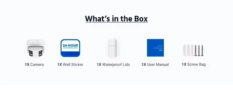 ANNKE 8MP 4K بانورامية AI AcuSense ColorVu POE IP الأمن في الهواء الطلق IP67 مانعة لتسرب الماء CCTV دعم 2-Way الصوت #6